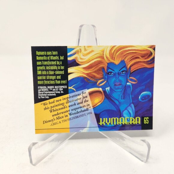 Kymaera #65 1994 Marvel Masterpieces Trading Card (a11) - Picture 2 of 2